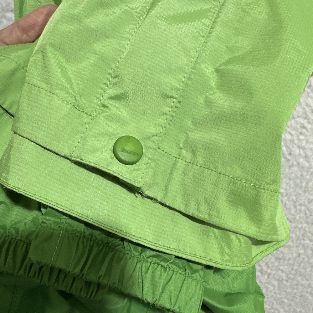 Marmot Lightweight Windbreaker Shell Jacket Green Kids/Women's Size Large - Picture 13 of 16